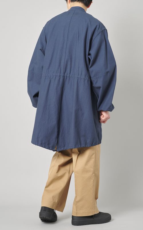 バックサテンミリタリーガスコート