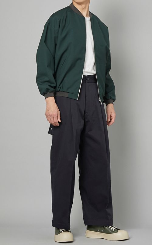 バックシンチワンタックワークパンツ