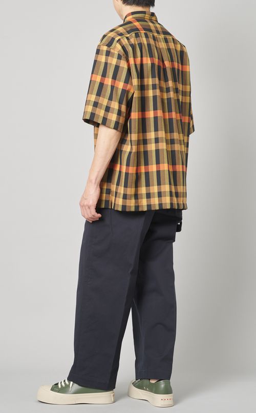 マドラスチェックハーフスリーブシャツ