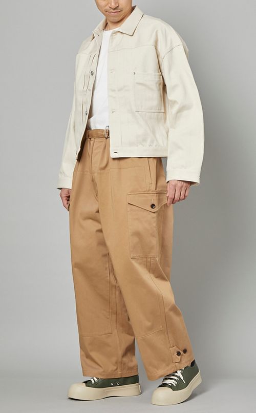 コットンモーターサイクルパンツ