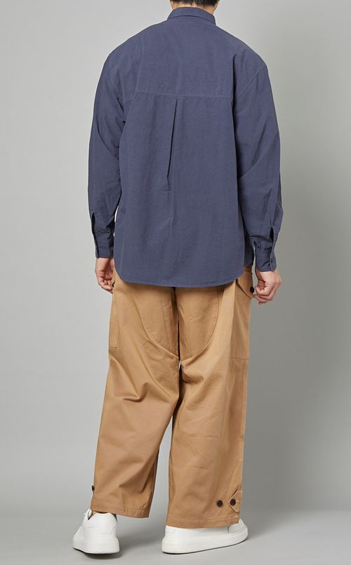 ガーメントダイロングスリーブシャツ