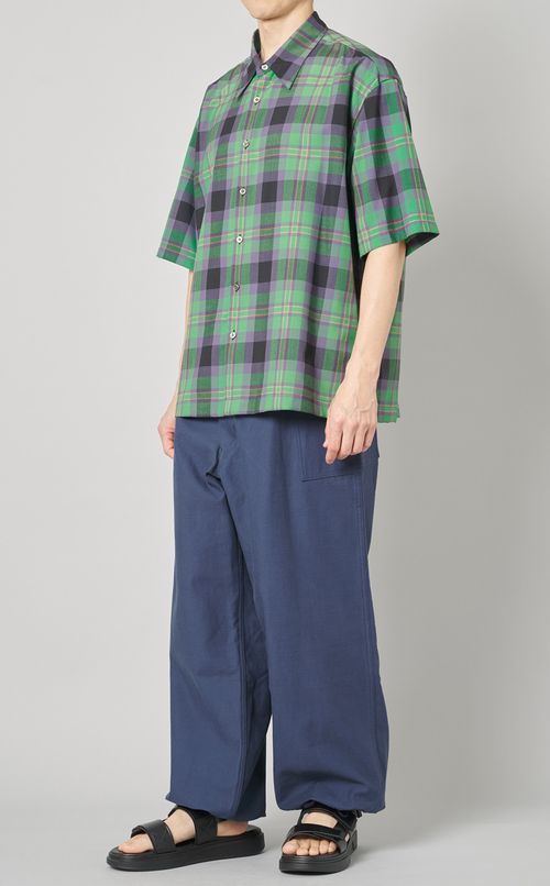 バックサテンミリタリーパンツ