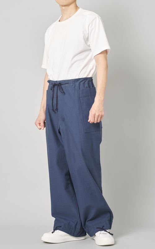 バックサテンミリタリーパンツ