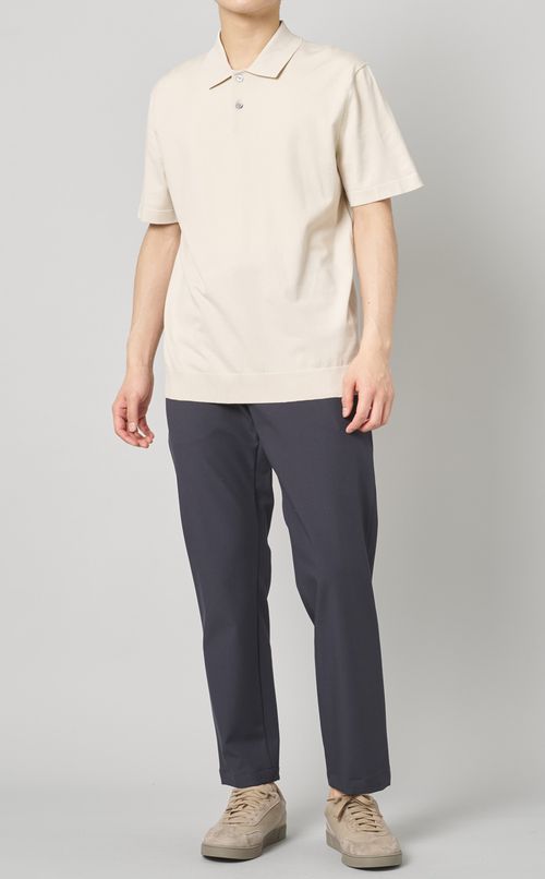 ドライタッチニットポロ