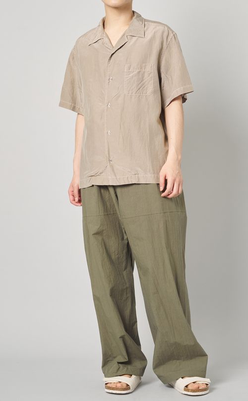 ドローストリングスコットンパンツ