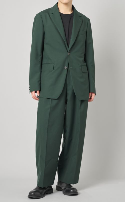 ワンプリーツワイドパンツ