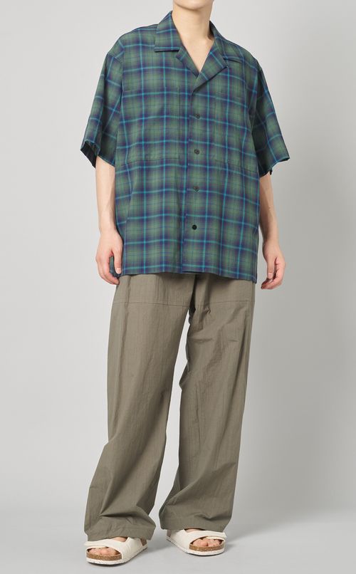 ドローストリングスコットンパンツ