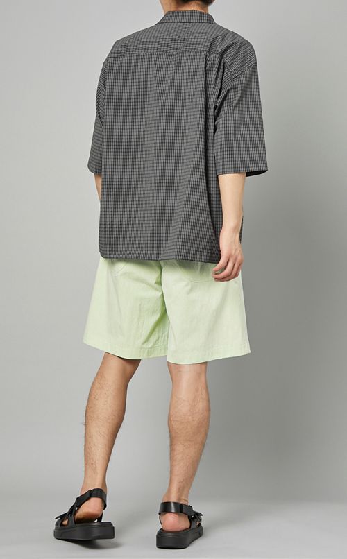 ミニプレイドハーフスリーブシャツ