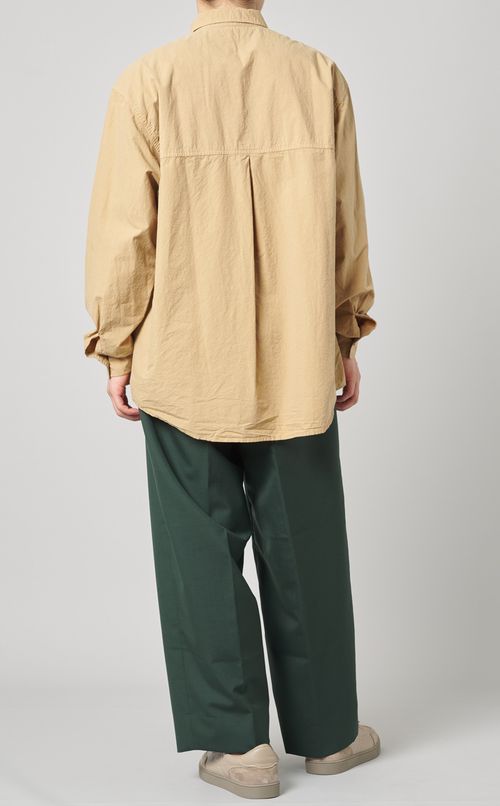 ガーメントダイロングスリーブシャツ