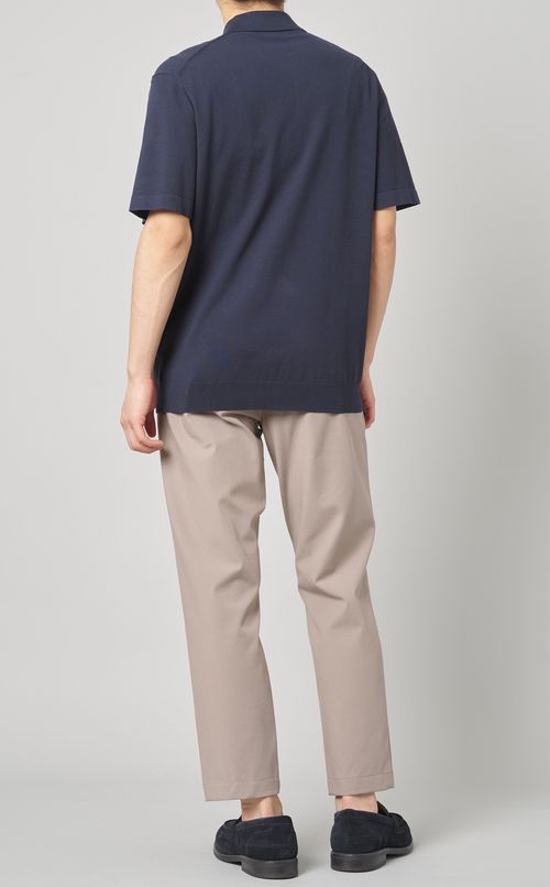 ドライタッチニットポロ