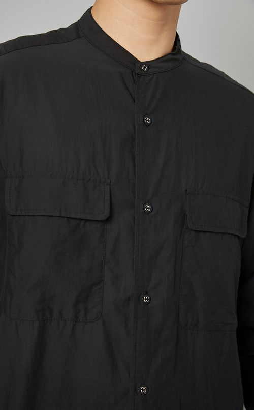 バンドカラーシャツ