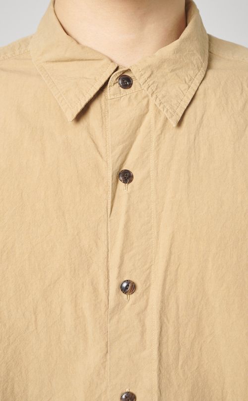 ガーメントダイロングスリーブシャツ