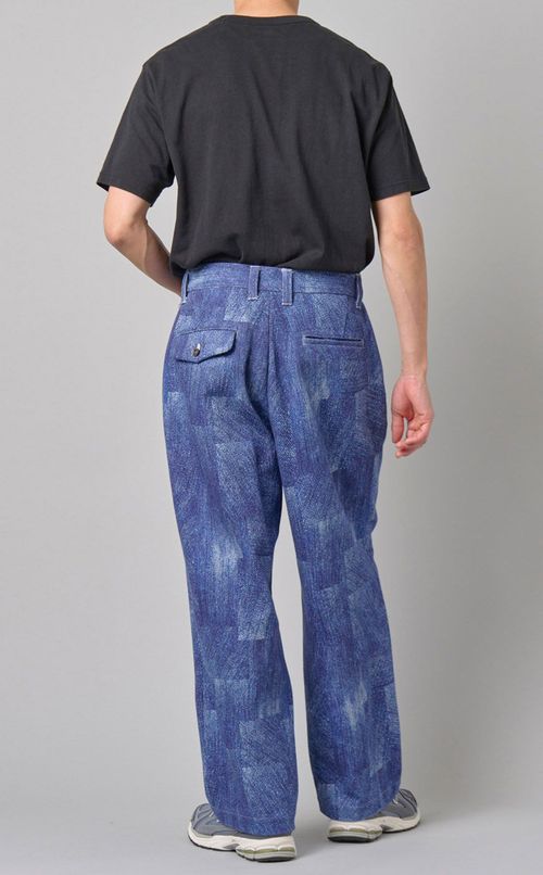 フェイクデニムパンツ