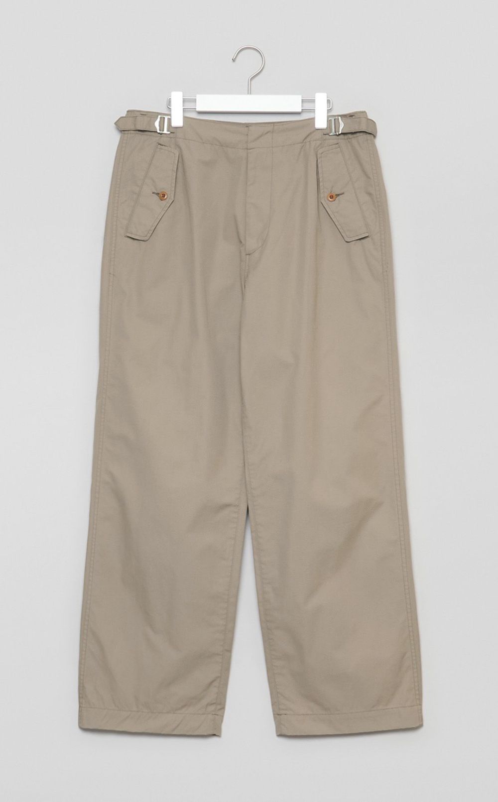 サイドベルトワイドパンツ