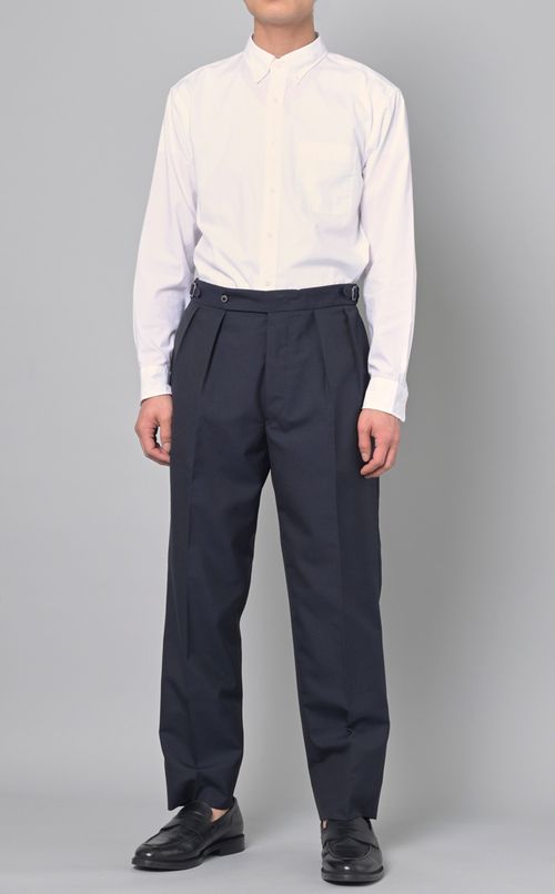 サイドアジャスターツープリーツパンツ