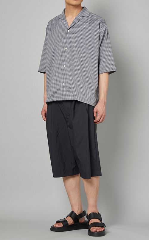 ミニプレイドハーフスリーブシャツ