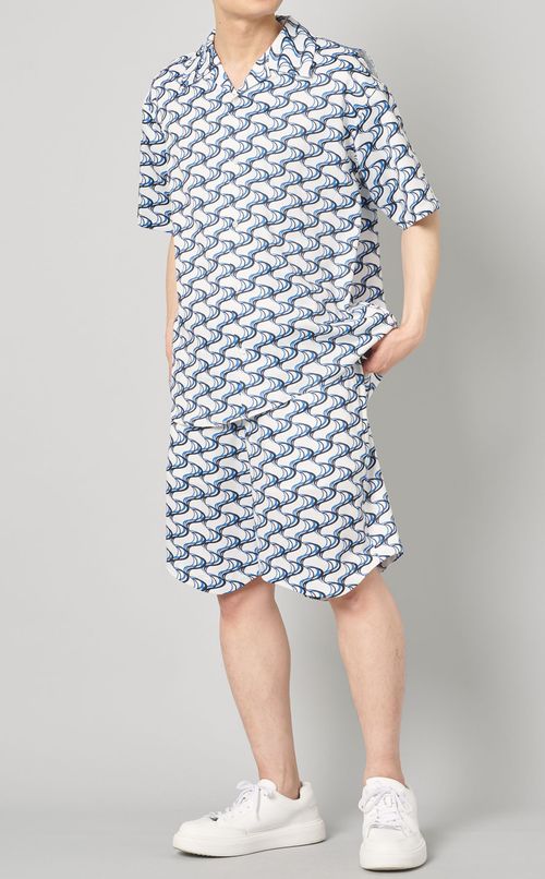 プリントショートパンツ