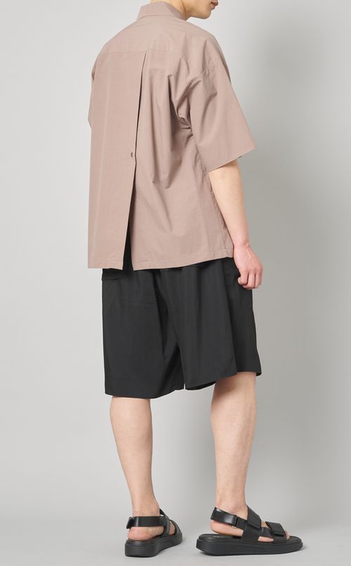 オーガニックコットンショートシャツ