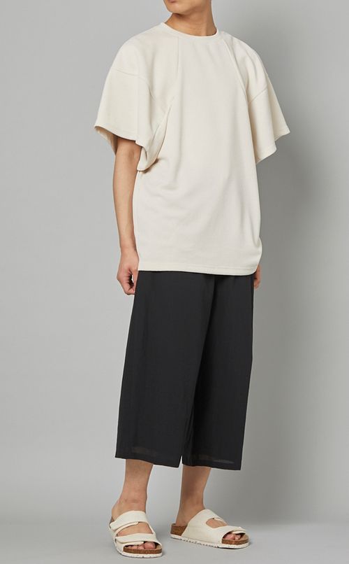 バルキースリーブTシャツ