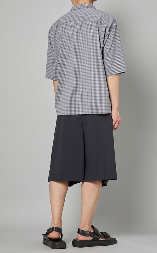 ミニプレイドハーフスリーブシャツ