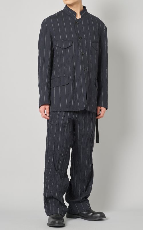 テープベルト1タックパンツ