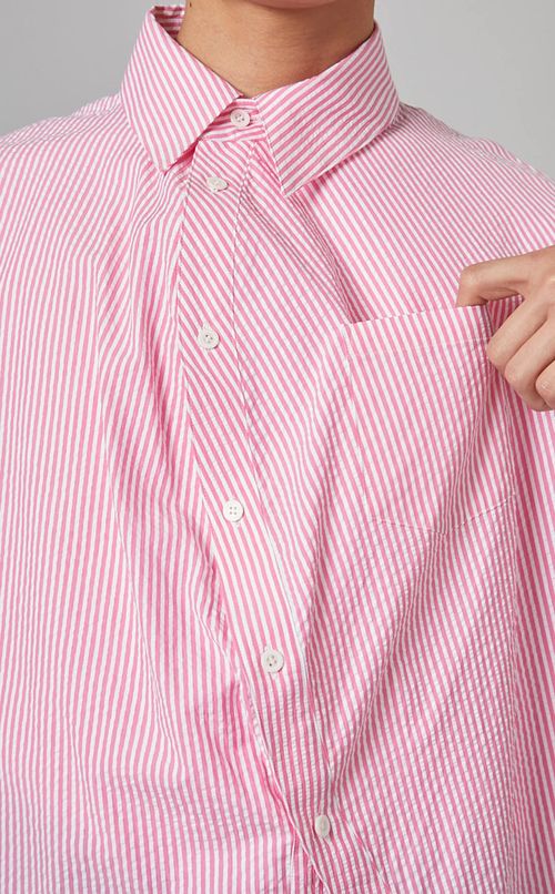 ボールシアサッカーシャツ