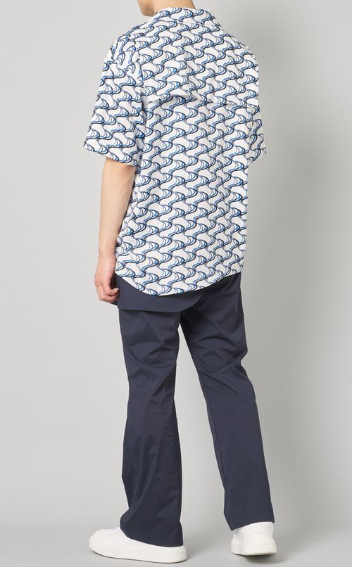 プリントショートスリーブシャツ