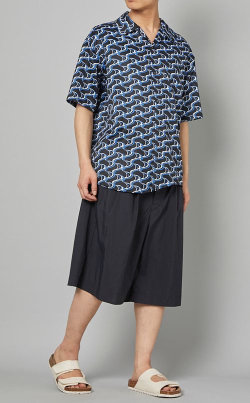 ワイドフレアショートパンツ