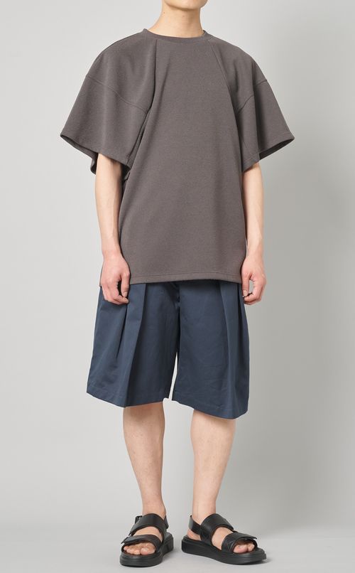 コットンリネンタックショーツ