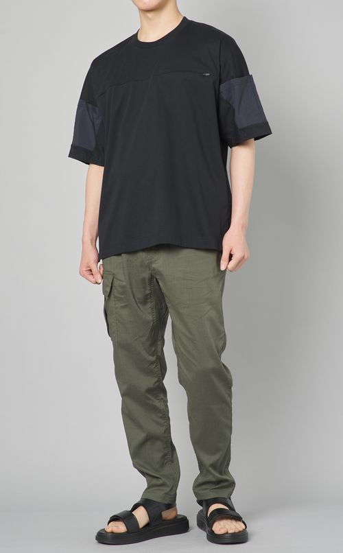 ヨークスリーブTシャツ