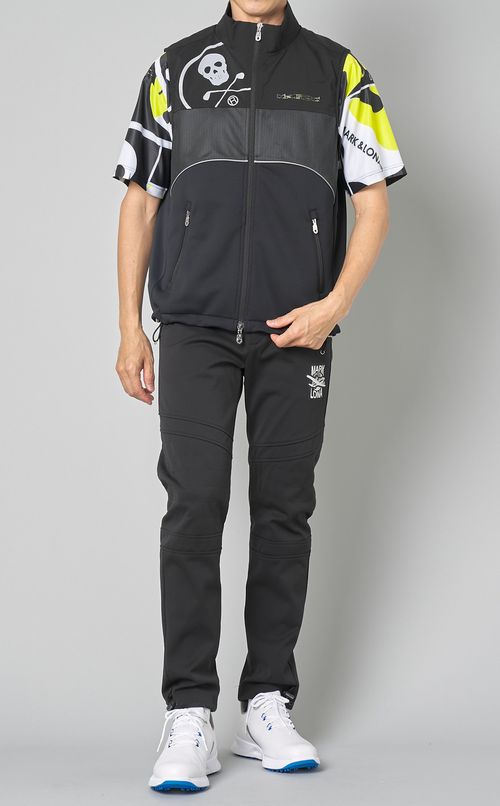 スタンドカラージップベスト