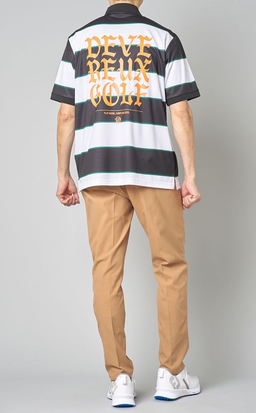 【手洗い可】ロゴボーダーポロシャツ