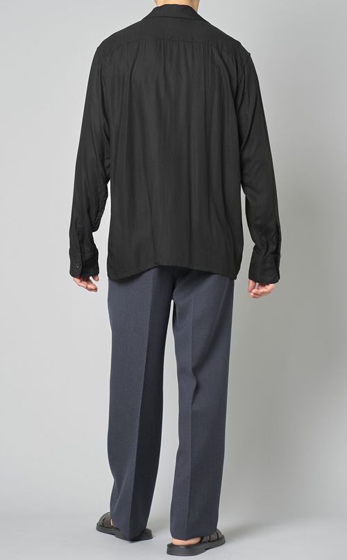 パームツリーエンブロイダリーシャツ