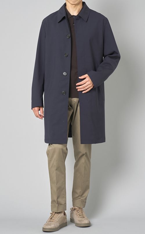 ロングスリーブニットポロシャツ