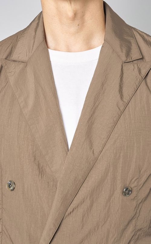 ナイロンカーディガンダブルジャケット