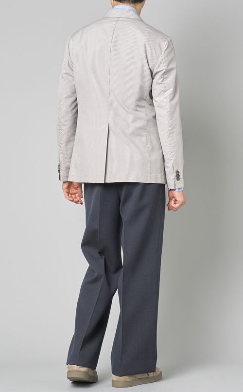 シルクサッカーカーディガンジャケット