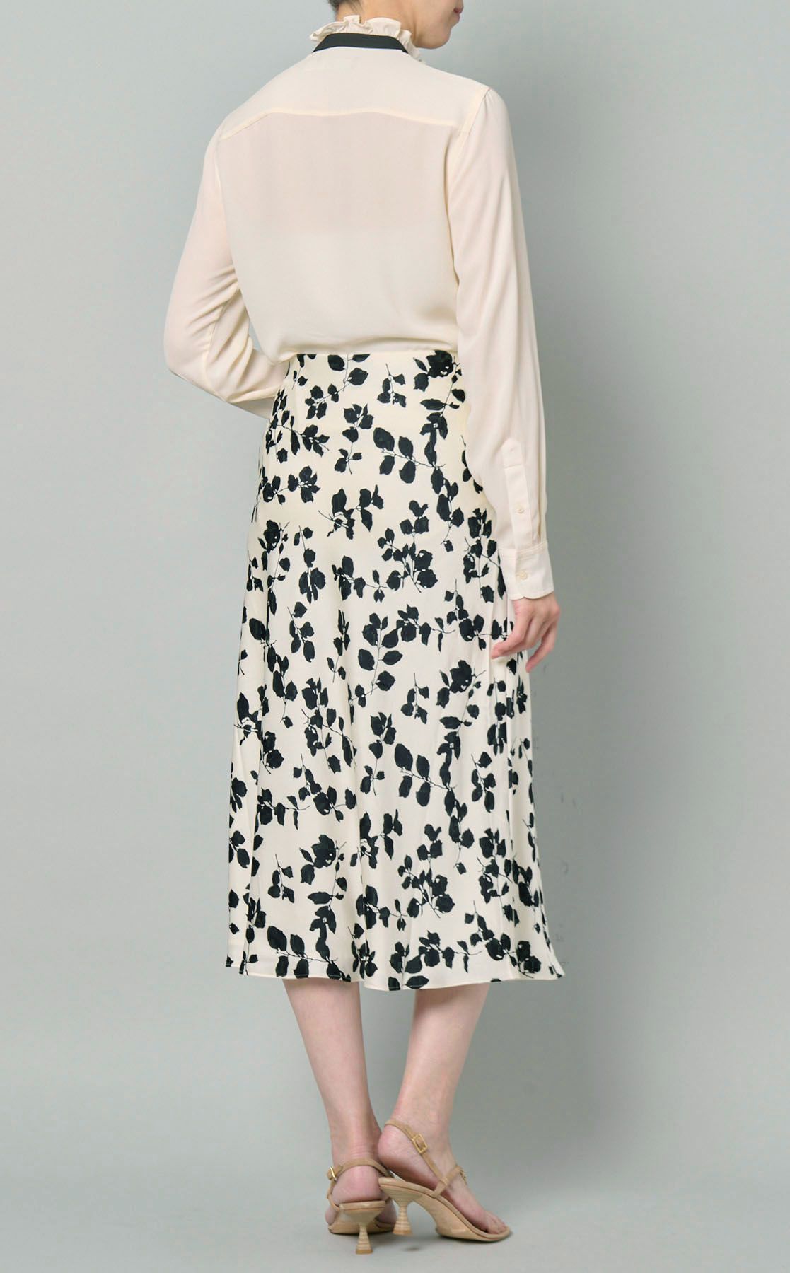 RIJOUME ボタニカルプリントスカート　新品 Lauren Ralph Lauren｜《手洗い可》ボタニカルプリントスカート
