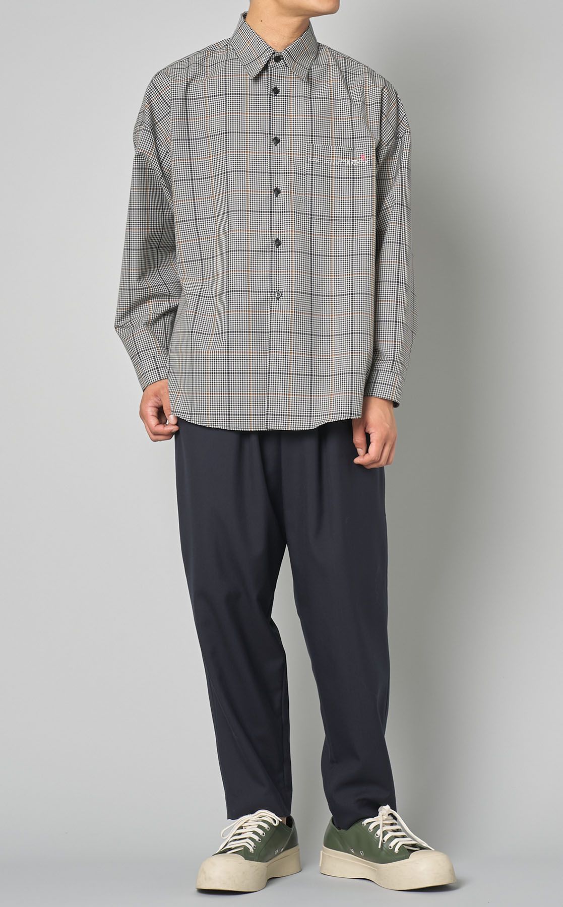 MARNI マルニ トロピカルウールシャツ チェックシャツ MARNI マルニ