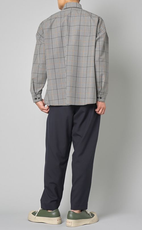 サマーウールチェックシャツ