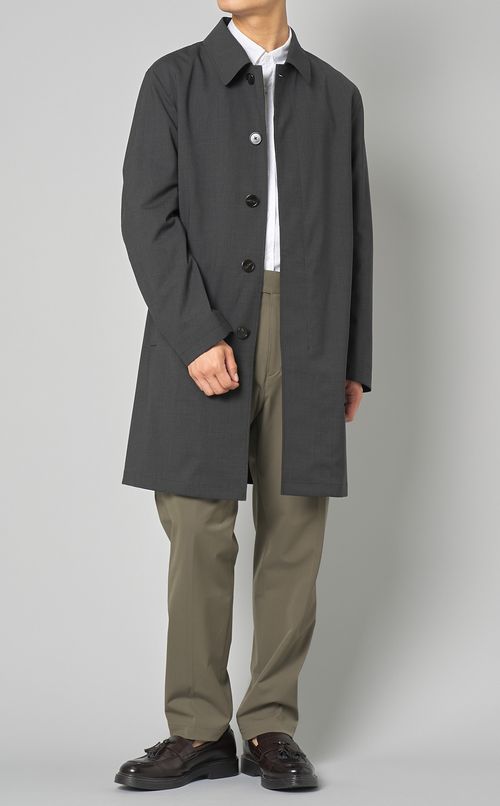 ウールステンカラーコート