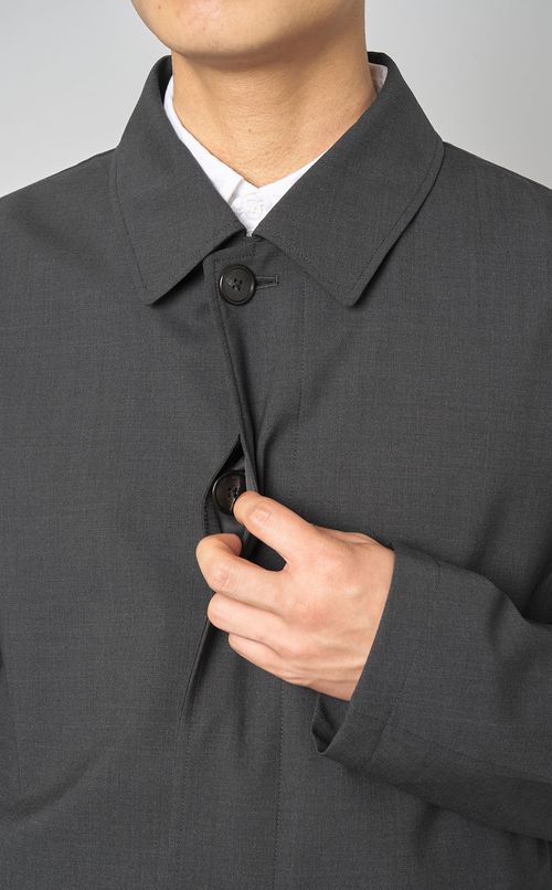 ウールステンカラーコート