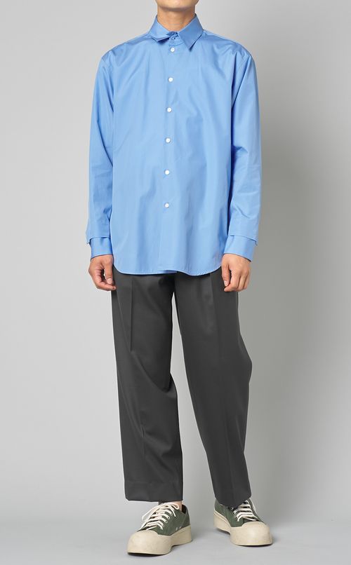 ウールツイルタックパンツ