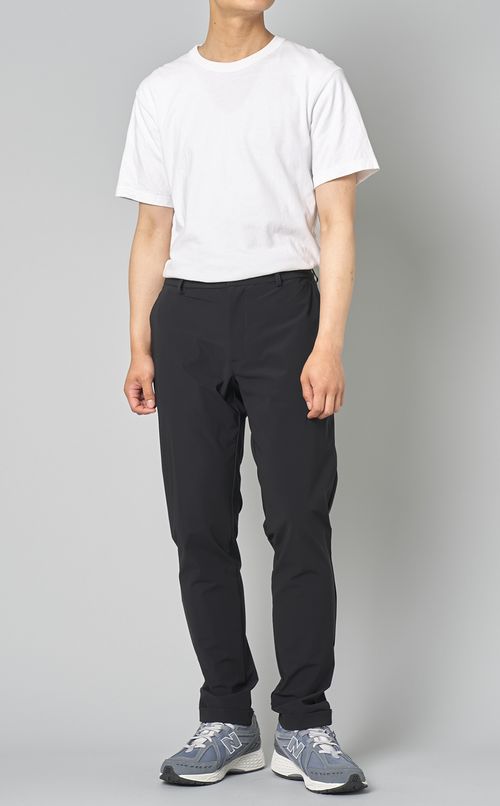 ポリエステルジャージテーパードパンツ