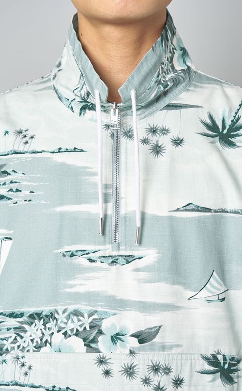 グラフィックプルオーバージャケット