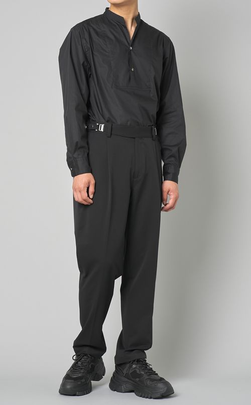 バンドカラーブザムシャツ