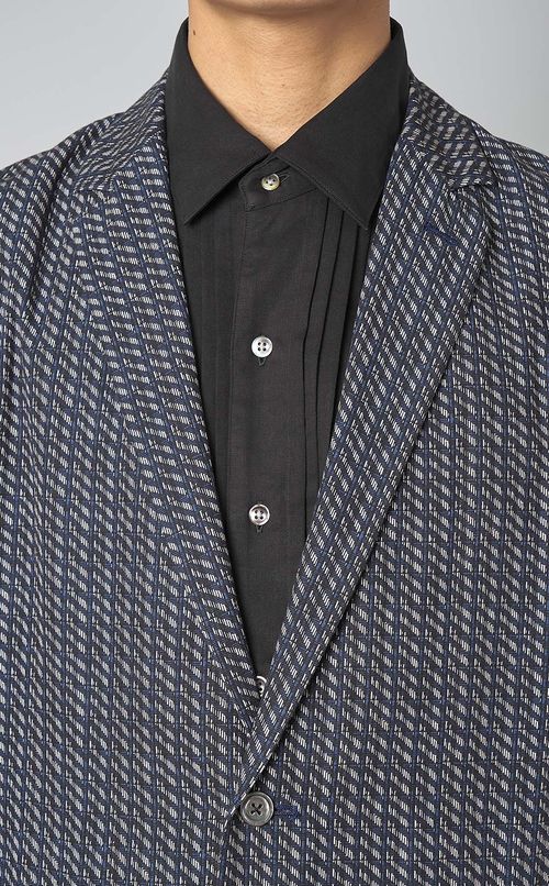 ジオメトリックプリントジャケット