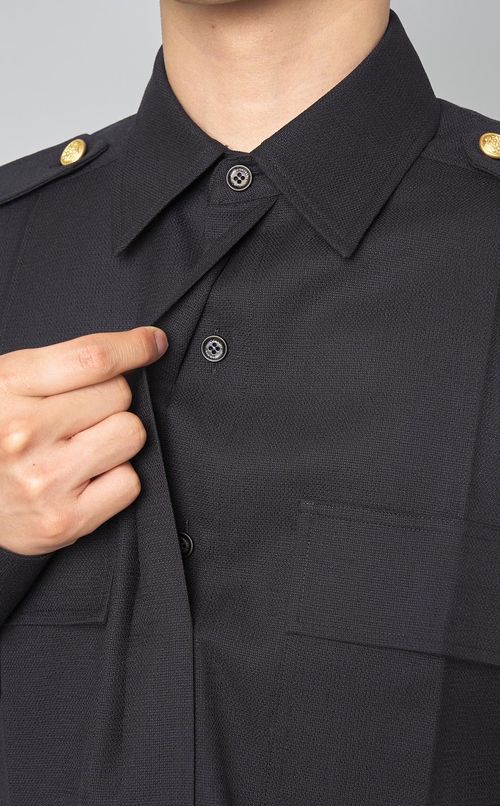 ウールミリタリーシャツ