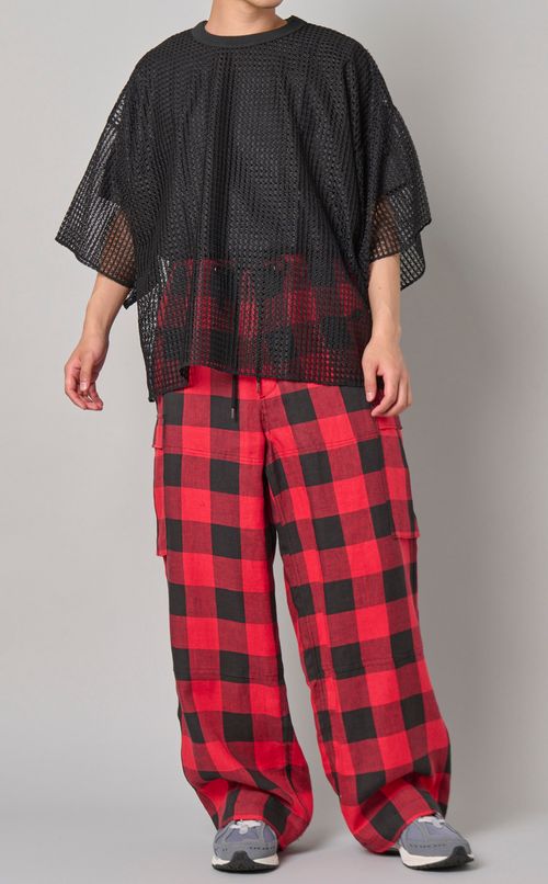 バッファローチェックパンツ