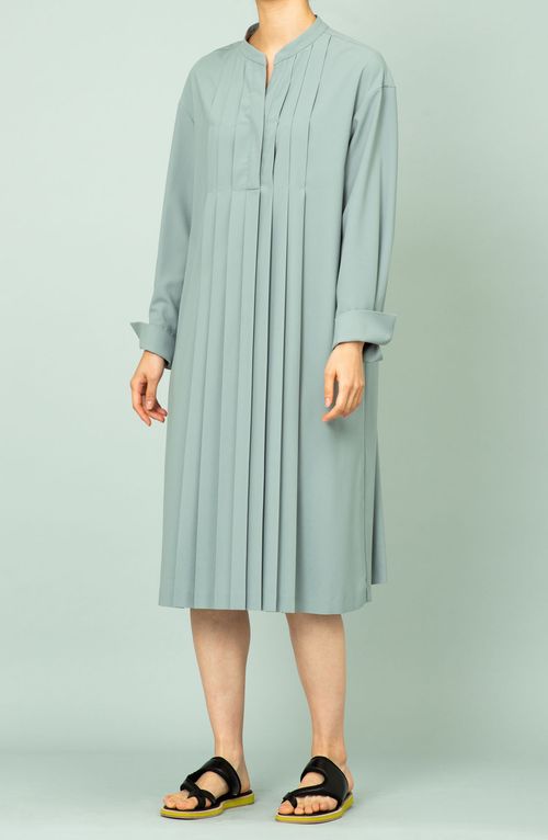 プリーツスキッパーワンピース