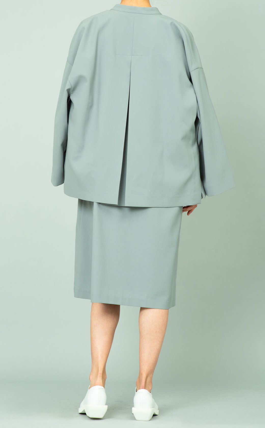 【極美品】ADORE ノーカラードロップショルダージャケット Mサイズ ADORE｜ノーカラードロップショルダージャケット